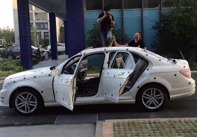 汽車、船模等大型物體掃描